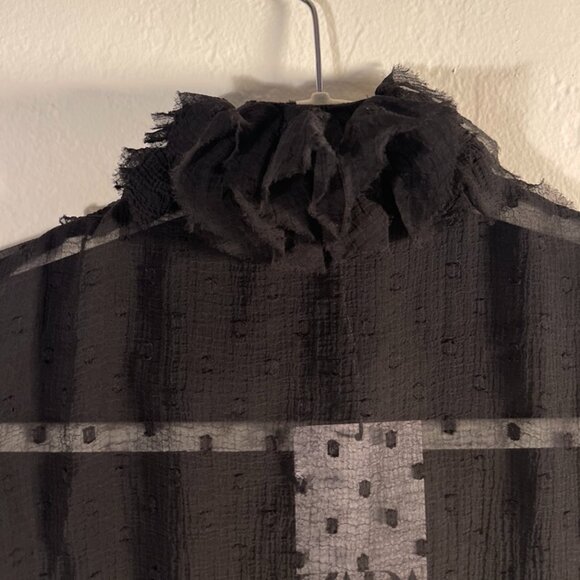 Zara Exaggerated Ruffle Blouse - Picture 7 of 7